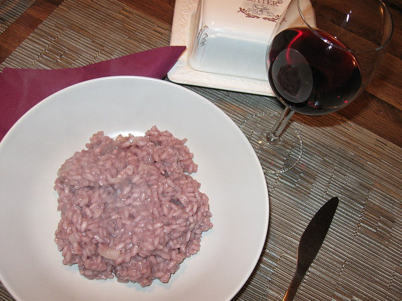 risotto al nebbiolo food pairing